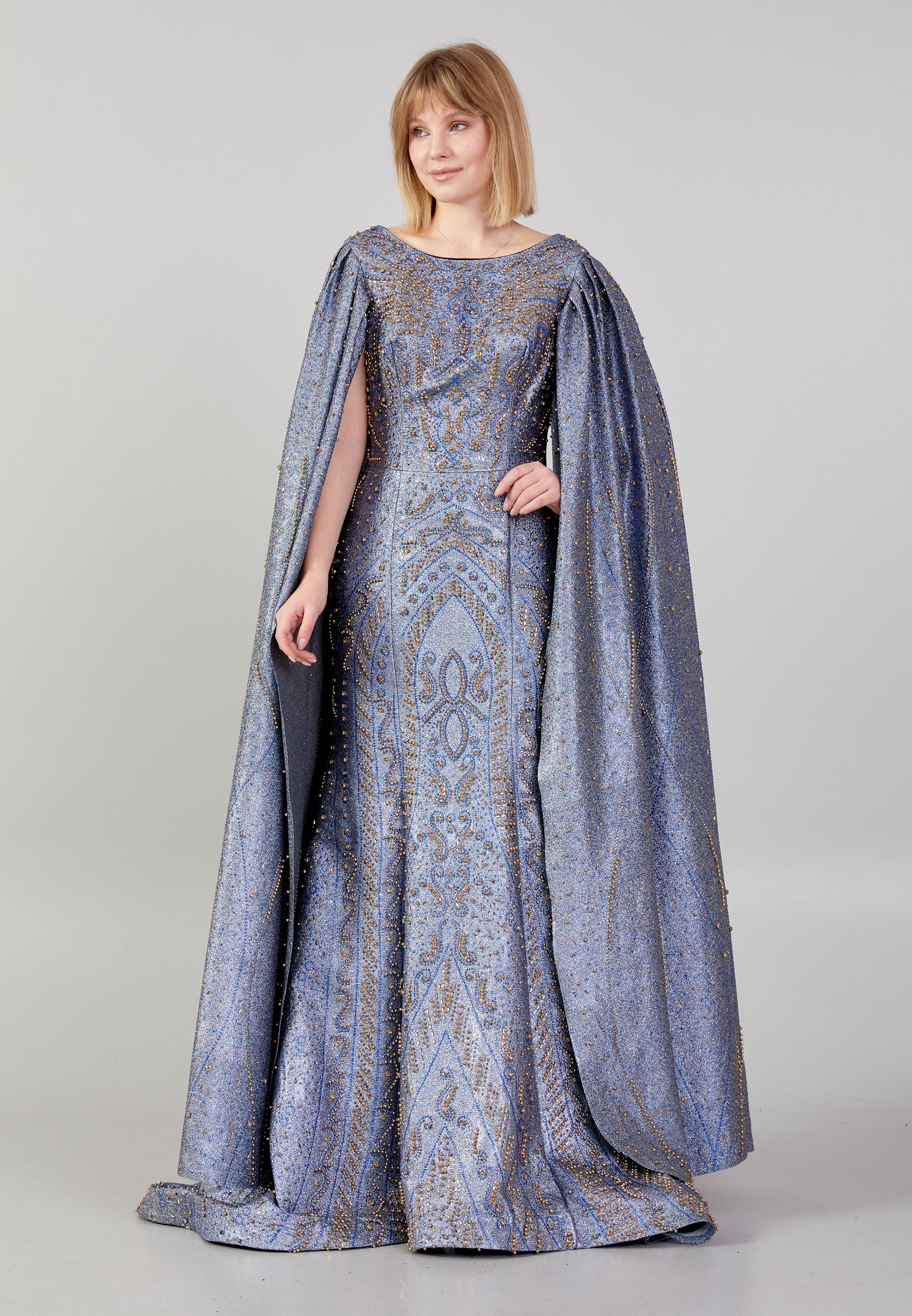 Long Sleeve Maxi Sequin A