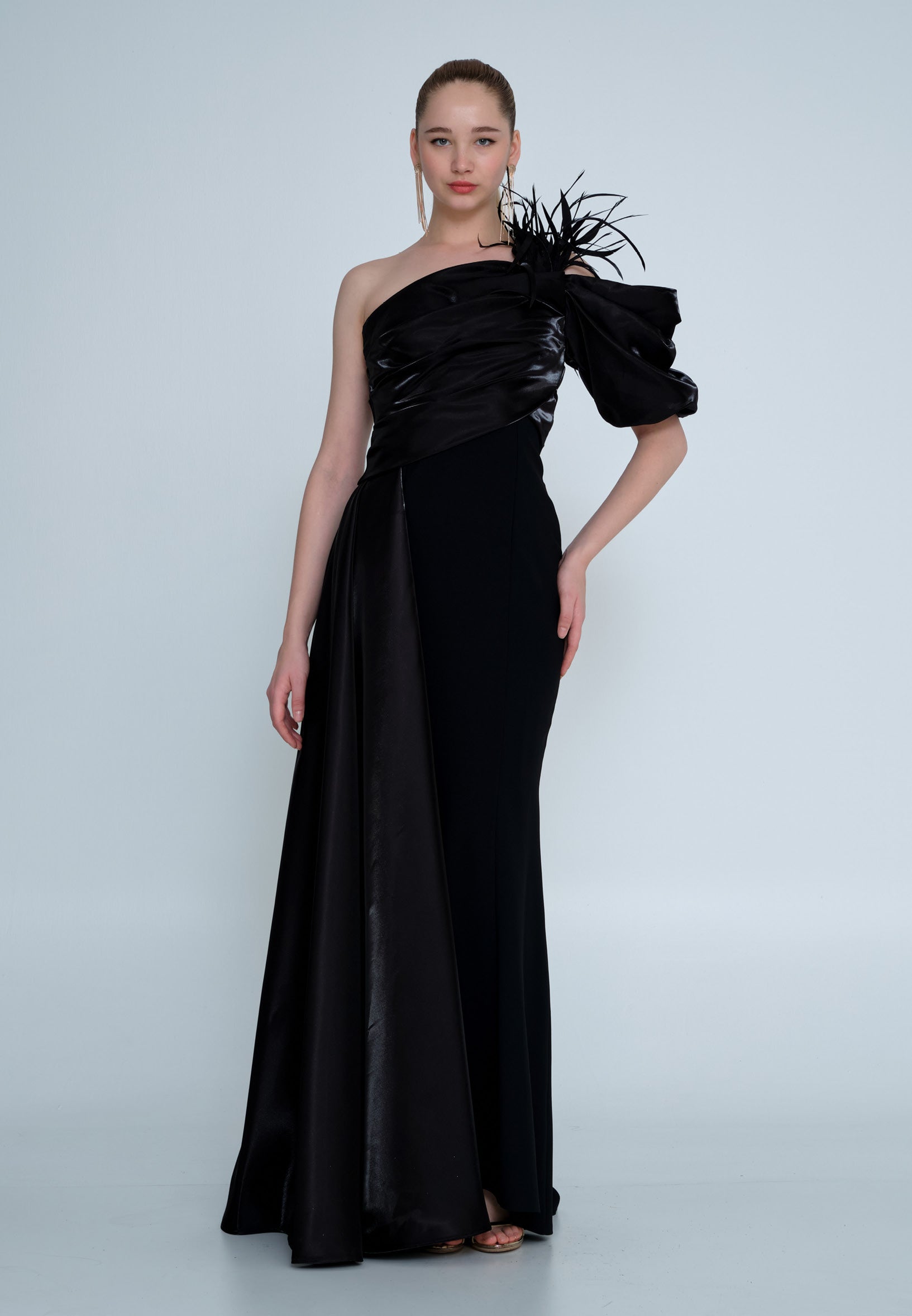 Sleeveless Maxi Viscose Mermaid Regular Wedding Guest Dress prl0141