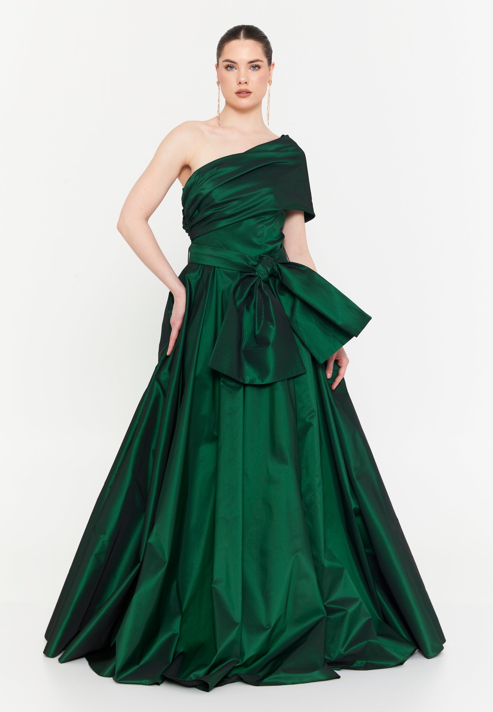 Off Shoulder Maxi Polyester A - Line Regular Prom Dress prl0119