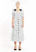 Short Sleeve Geometric Regular Blouse kmy10238 - Blouse - Istanbul Fashion Center