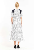 Short Sleeve Geometric Regular Blouse kmy10238 - Blouse - Istanbul Fashion Center