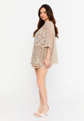 Mid-Length Floral Regular Blouse esl29242 - Blouse - Istanbul Fashion Center
