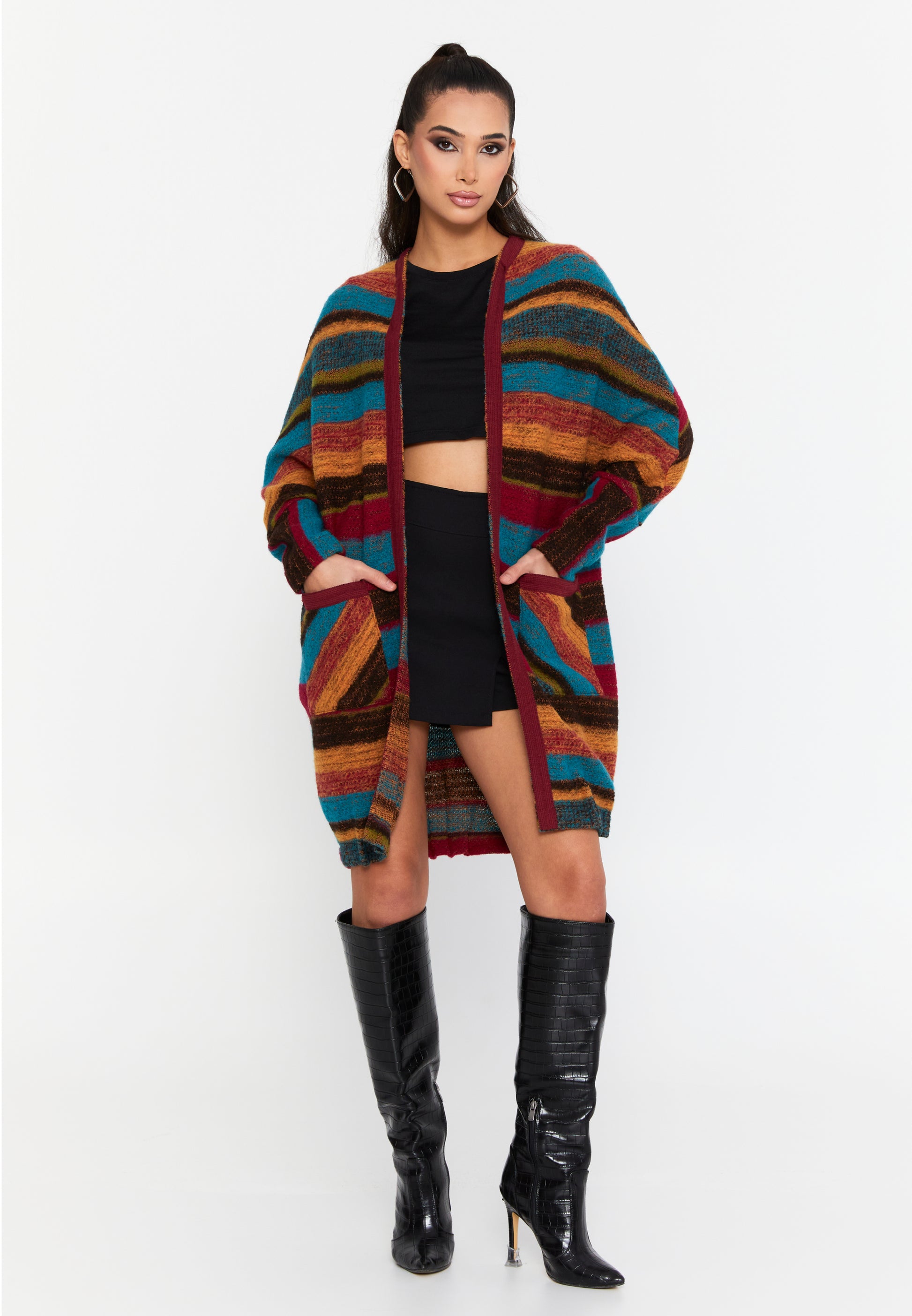 Long Sleeve Wool Regular Cardigan esl-dante - Cardigan - Istanbul Fashion Center