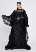 Long Sleeve Maxi Chiffon Mermaid Regular Prom Dress mtn2242 - Prom Dress - Istanbul Fashion Center