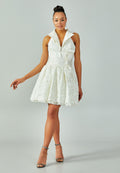 Sleeveless Mini Lace Regular Wedding Dress enz01570 - Wedding Dress - Istanbul Fashion Center