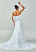 Sleeveless Maxi Lace Regular Wedding Dress enz00179 - Wedding Dress - Istanbul Fashion Center