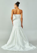 Strapless Maxi Tulle Regular Wedding Dress enz00220 - Wedding Dress - Istanbul Fashion Center