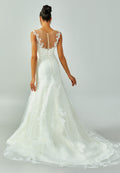 Sleeveless Maxi Lace Regular Wedding Dress enz00574 - Wedding Dress - Istanbul Fashion Center