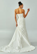 Strapless Maxi Satin Regular Wedding Dress enz00703 - Wedding Dress - Istanbul Fashion Center