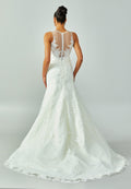 Sleeveless Maxi Lace Regular Wedding Dress enz00456 - Wedding Dress - Istanbul Fashion Center