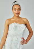 Strapless Maxi Lace Regular Wedding Dress enz00576 - Wedding Dress - Istanbul Fashion Center