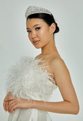 Beadwork Bride Crown abbt-7 - Bridal Accessories - Istanbul Fashion Center