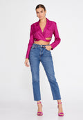 Long Sleeve Solid Color Regular Blouse ber23k1108 - Blouse - Istanbul Fashion Center