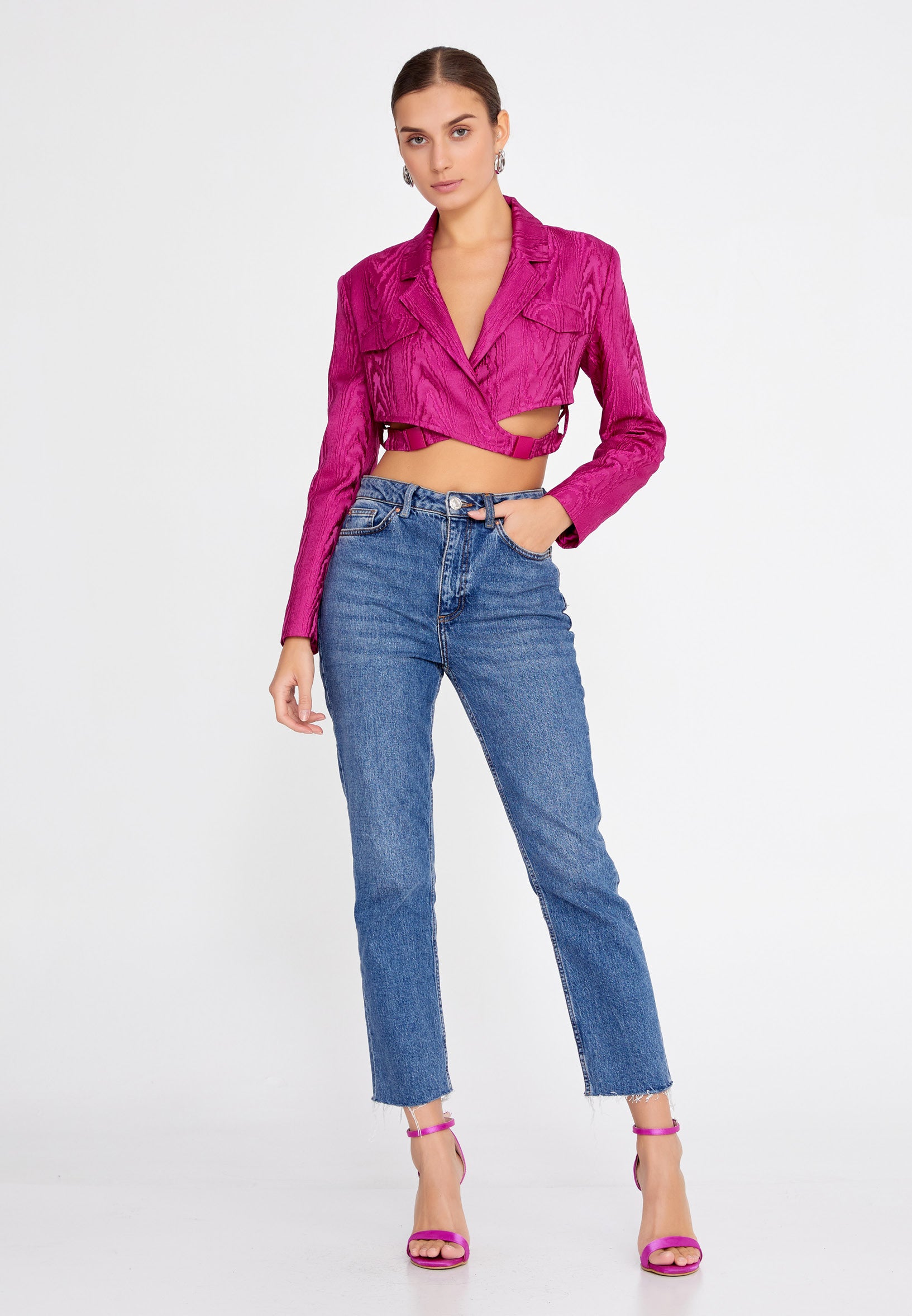 Long Sleeve Solid Color Regular Blouse ber23k1108 - Blouse - Istanbul Fashion Center