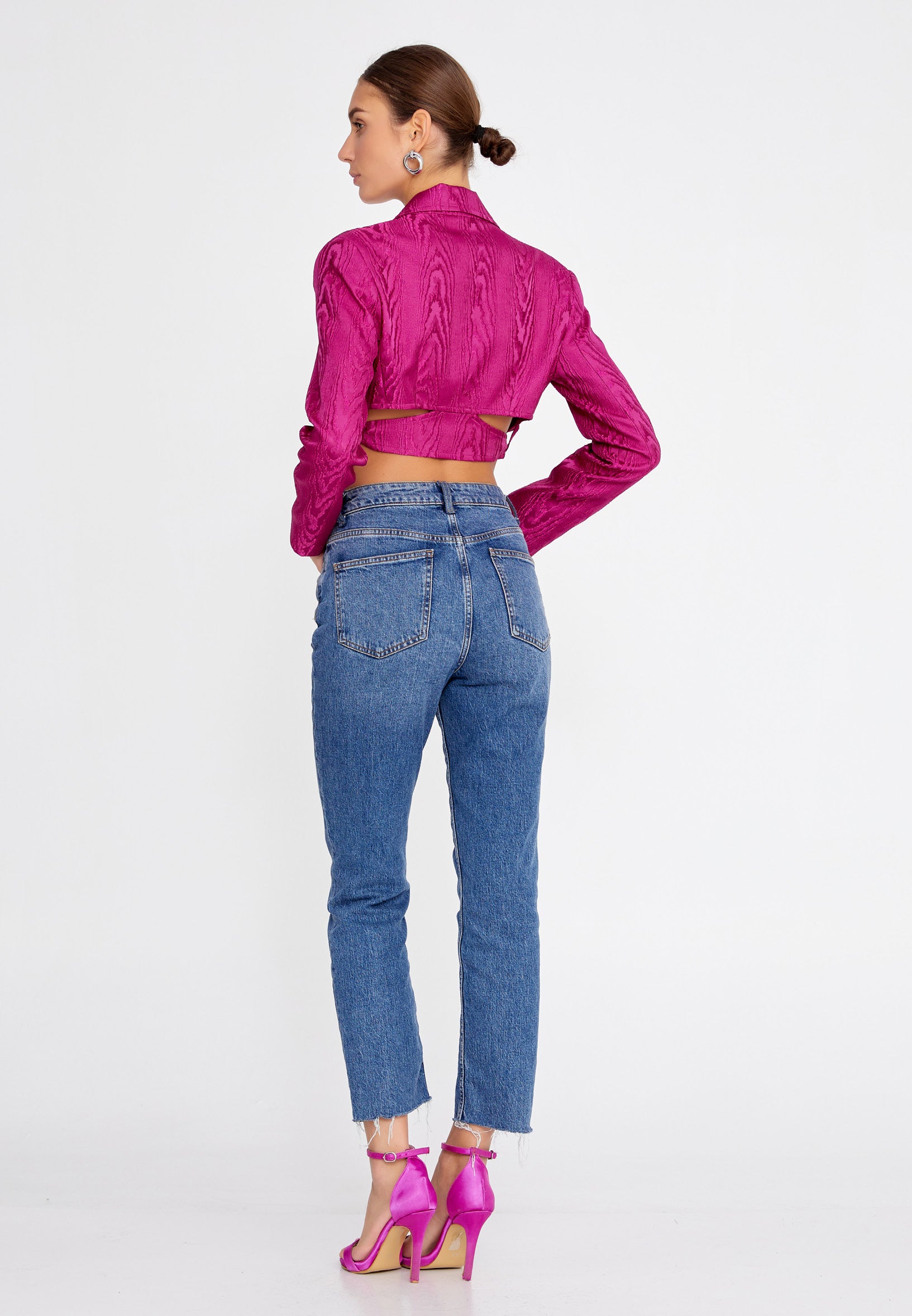 Long Sleeve Solid Color Regular Blouse ber23k1108 - Blouse - Istanbul Fashion Center