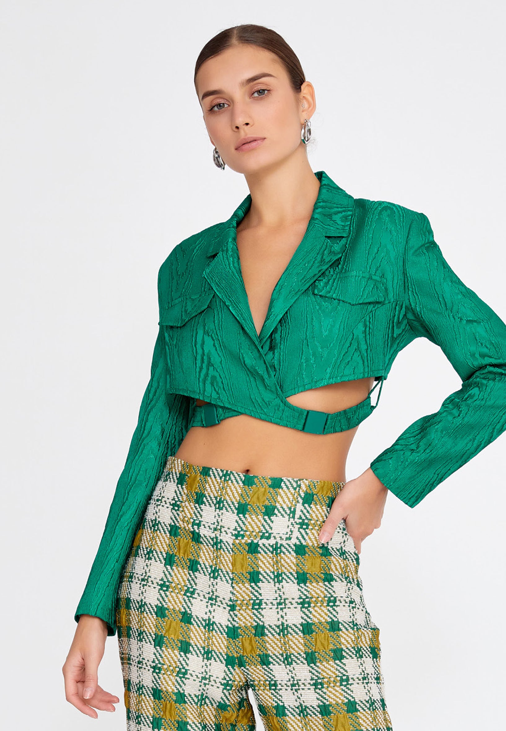 Long Sleeve Solid Color Regular Blouse ber23k1108 - Blouse - Istanbul Fashion Center