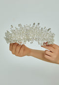 Beadwork Bride Crown abat2303 - Bridal Accessories - Istanbul Fashion Center