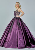 Sleeveless Maxi Satin Regular Engagement Dress dns3145 - Engagement Dress - Istanbul Fashion Center