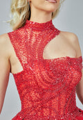 Sleeveless Maxi Sequin Regular Engagement Dress dns3194 - Engagement Dress - Istanbul Fashion Center