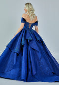 Off Shoulder Maxi Lace Regular Engagement Dress dns3110 - Engagement Dress - Istanbul Fashion Center