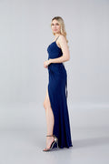 Sleeveless Maxi Lycra Bodycon Regular Evening Dress hot5103 - Evening Dress - Istanbul Fashion Center