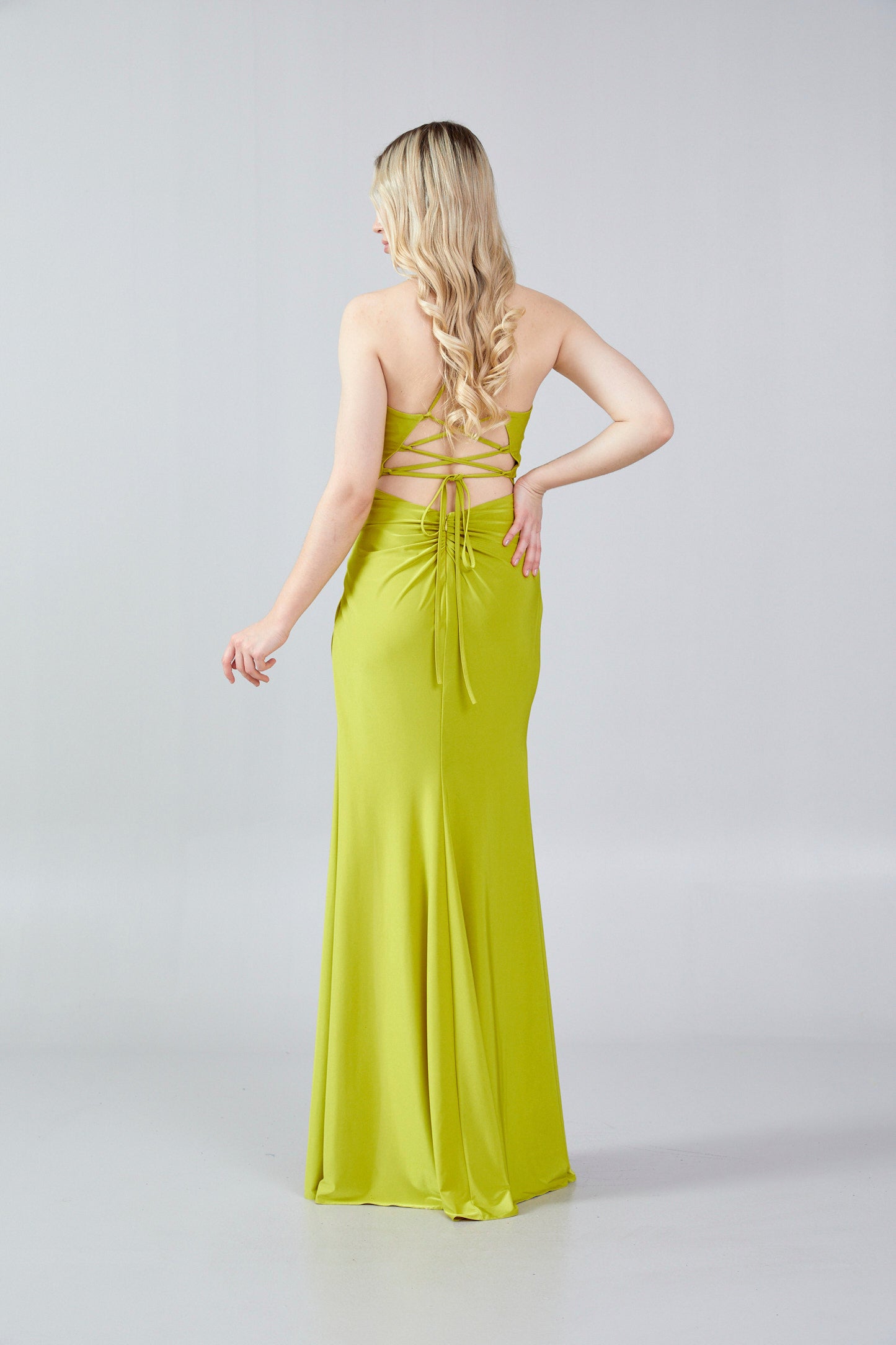 Sleeveless Maxi Lycra Bodycon Regular Evening Dress hot5103 - Evening Dress - Istanbul Fashion Center
