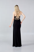 Sleeveless Maxi Lycra Bodycon Regular Evening Dress hot5103 - Evening Dress - Istanbul Fashion Center