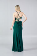 Sleeveless Maxi Lycra Bodycon Regular Evening Dress hot5103 - Evening Dress - Istanbul Fashion Center