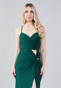 Sleeveless Maxi Lycra Bodycon Regular Evening Dress hot5103 - Evening Dress - Istanbul Fashion Center