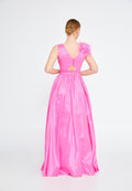 Sleeveless Maxi Polyester Column Regular Wedding Guest Dress frc8981 - Wedding Guest Dress - Istanbul Fashion Center