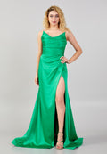 Strapless Maxi Satin Mermaid Regular Wedding Guest Dress aln1424 - Wedding Guest Dress - Istanbul Fashion Center