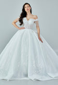 Sleeveless Maxi Tulle Regular Wedding Dress abb23028 - Wedding Dress - Istanbul Fashion Center