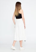 Midi Solid Color Regular Skirt ber23y3120 - Skirt - Istanbul Fashion Center