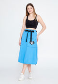 Midi Solid Color Regular Skirt ber23y3120 - Skirt - Istanbul Fashion Center