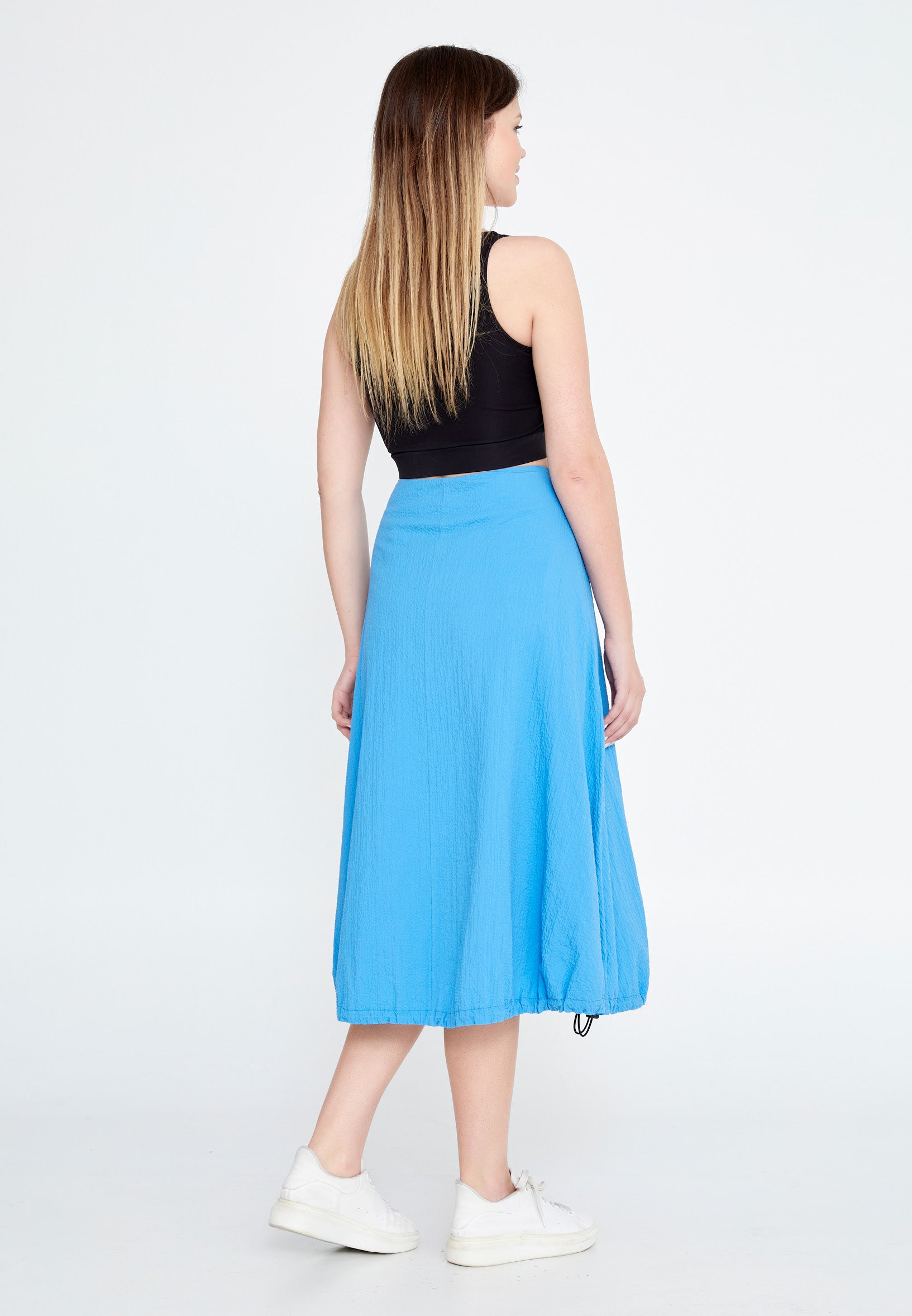 Midi Solid Color Regular Skirt ber23y3120 - Skirt - Istanbul Fashion Center