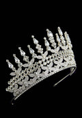 Crystal Bride Crown abbt010-2 - Bridal Accessories - Istanbul Fashion Center