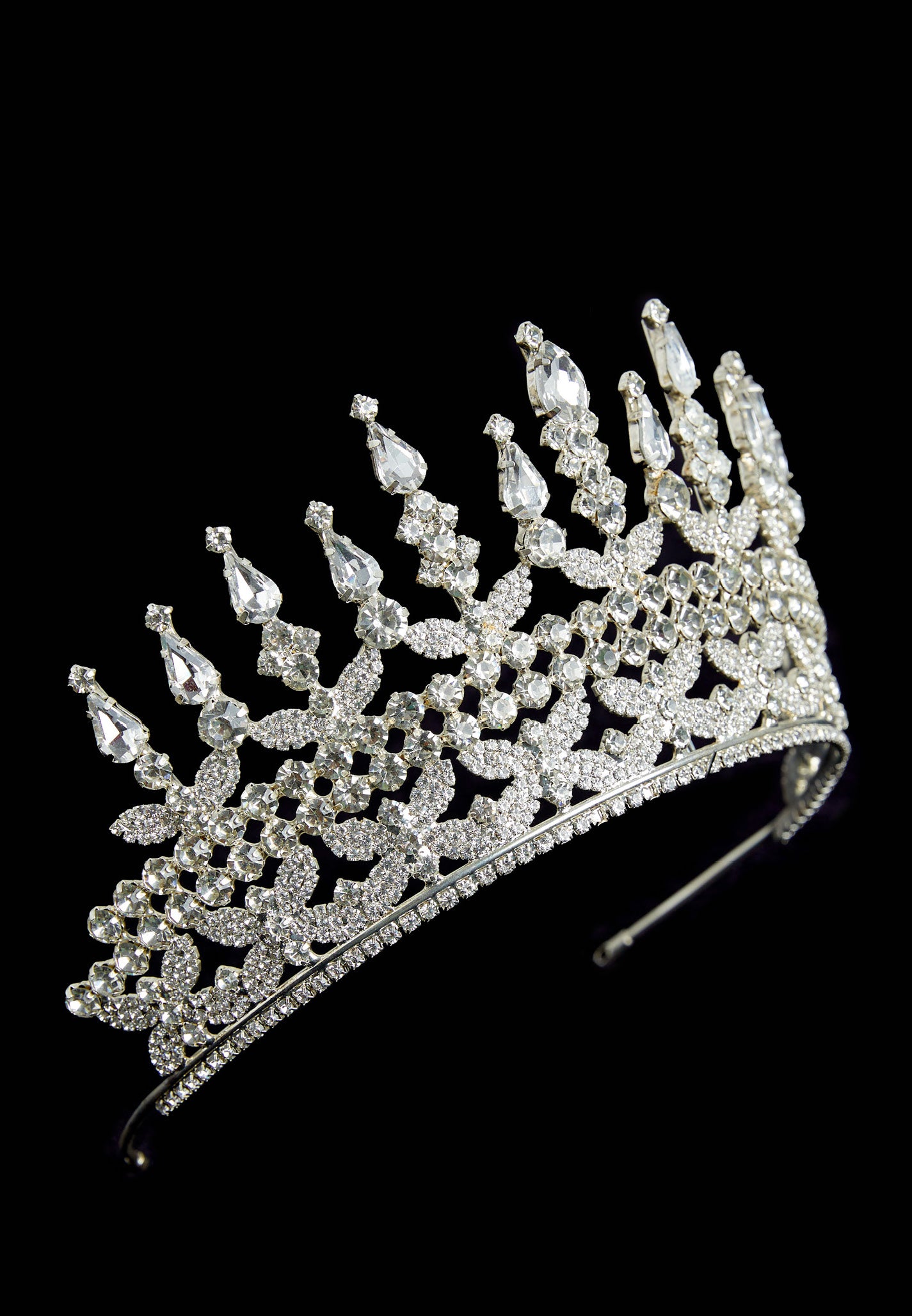 Crystal Bride Crown abbt010-2 - Bridal Accessories - Istanbul Fashion Center