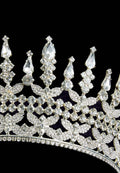 Crystal Bride Crown abbt010-2 - Bridal Accessories - Istanbul Fashion Center