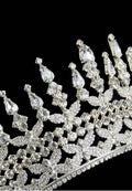 Crystal Bride Crown abbt010-2 - Bridal Accessories - Istanbul Fashion Center