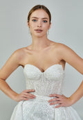 Strapless Maxi Sequin Regular Wedding Dress abb23047 - Wedding Dress - Istanbul Fashion Center