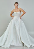 Strapless Maxi Sequin Regular Wedding Dress abb23047 - Wedding Dress - Istanbul Fashion Center