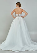 Strapless Maxi Sequin Regular Wedding Dress abb23047 - Wedding Dress - Istanbul Fashion Center