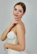 Strapless Maxi Sequin Regular Wedding Dress abb23047 - Wedding Dress - Istanbul Fashion Center