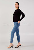 Long Sleeve Cotton Regular Cardigan blb24k1509 - Cardigan - Istanbul Fashion Center