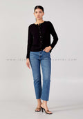 Long Sleeve Cotton Regular Cardigan blb24k1509 - Cardigan - Istanbul Fashion Center