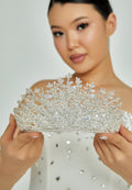 Crystal Bride Crown abat120082 - Bridal Accessories - Istanbul Fashion Center