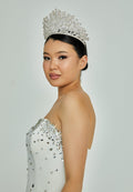 Crystal Bride Crown abat120082 - Bridal Accessories - Istanbul Fashion Center
