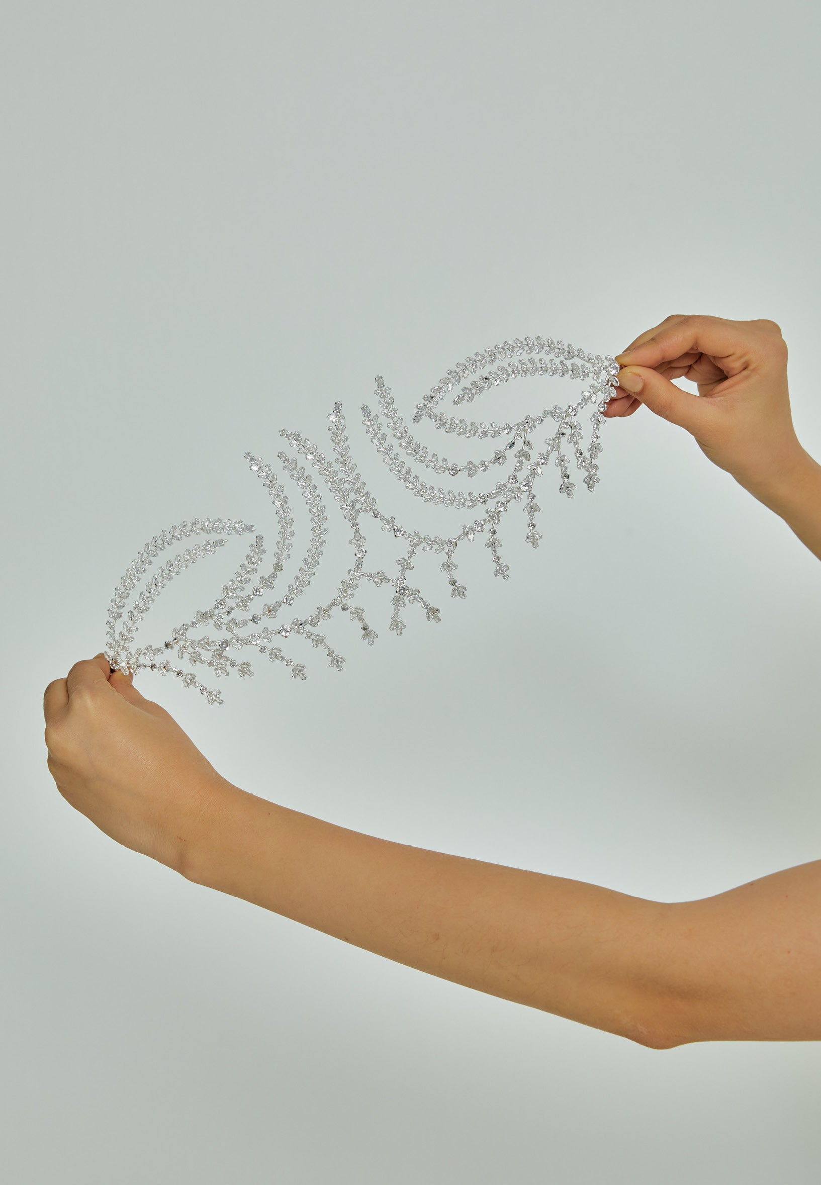 Crystal Bride Crown abas2020237 - Bridal Accessories - Istanbul Fashion Center