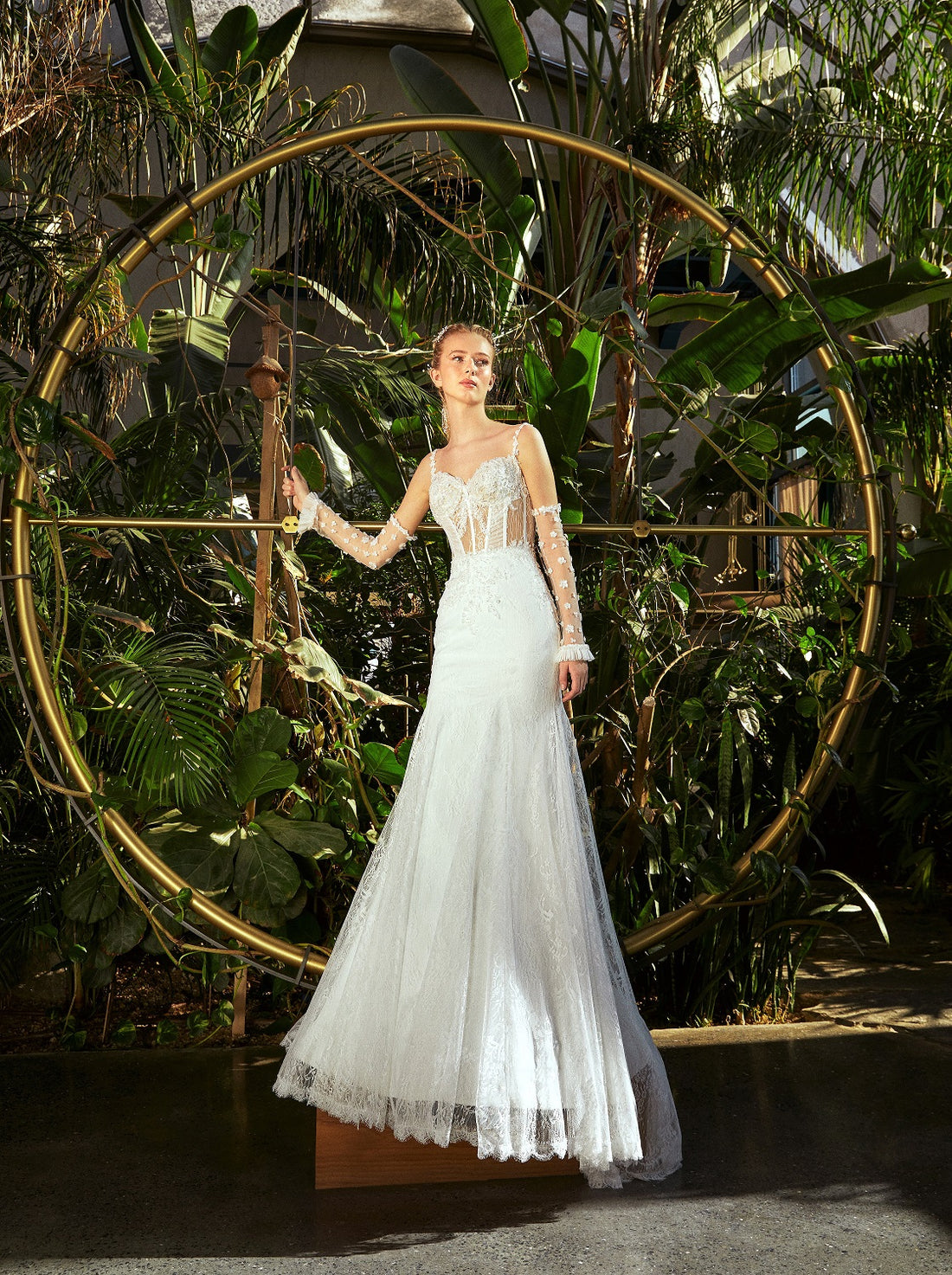 Sleeveless Maxi Lace Regular Wedding Dress asd2030