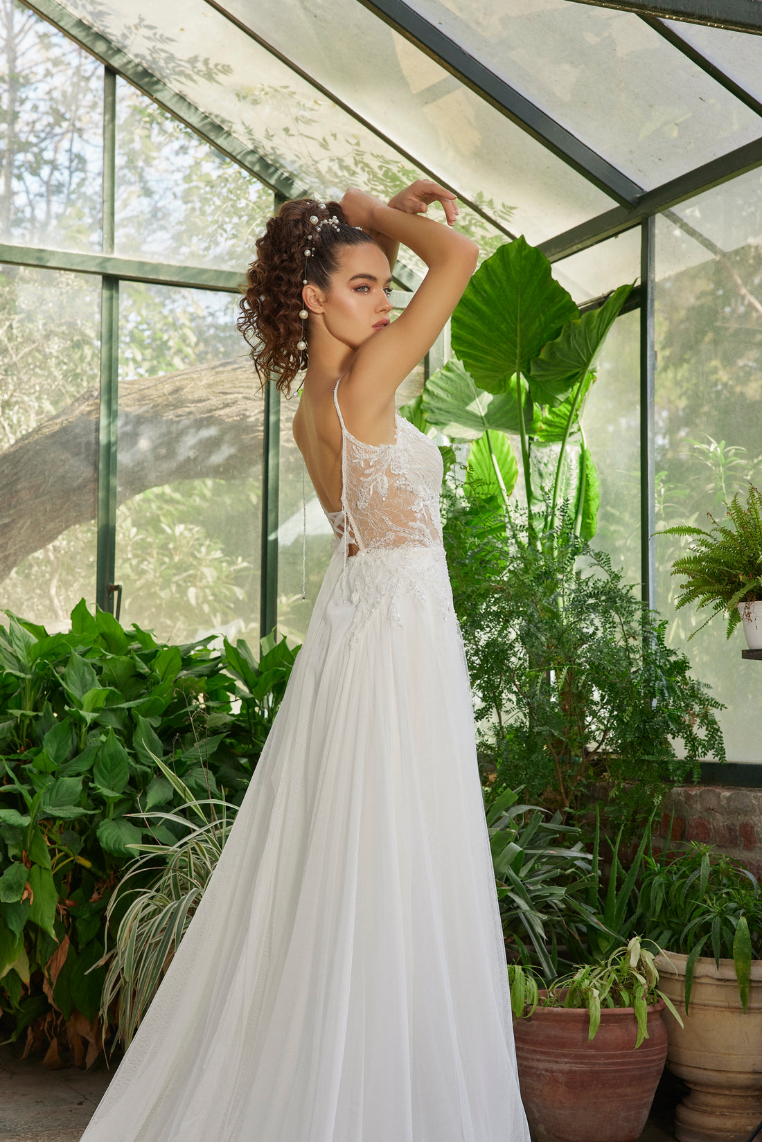 Sleeveless Maxi Tulle Regular Wedding Dress asd3001